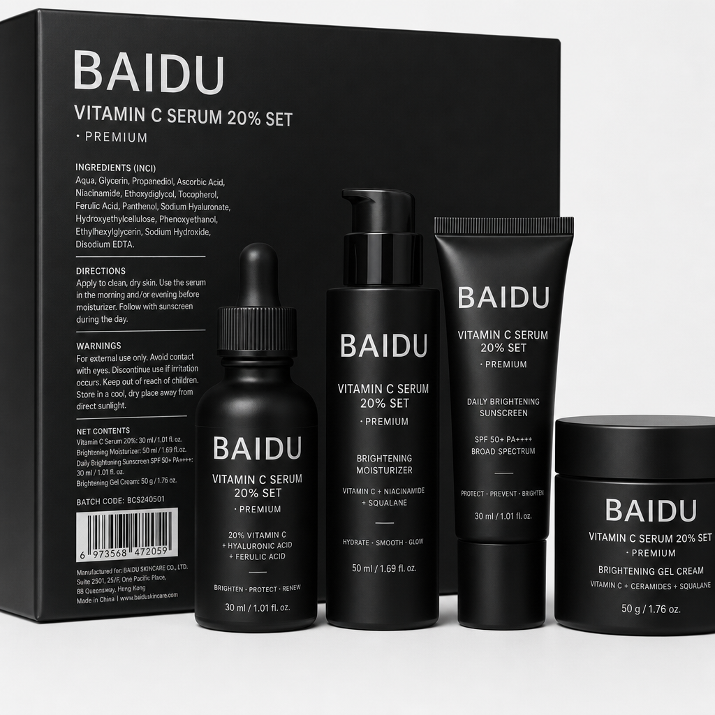 Vitamin C Serum 20% Set - Label detail view